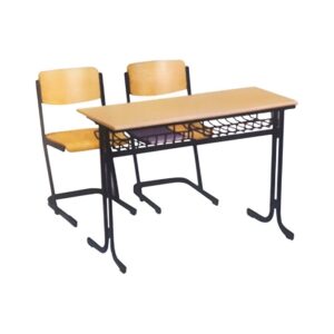 Two-Seater Student Desk and Chair Set - LTR 025