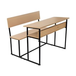 Dual Seater Classroom Desk and Bench - LTR 035