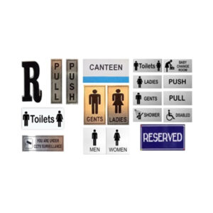 Signages - Acrylic / Brass / Stainless Steel - LTP 023